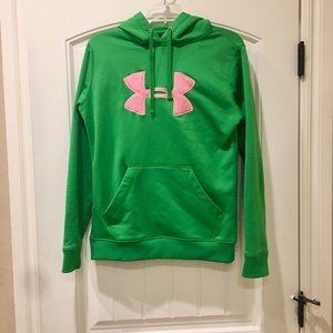 💚Under Armour green hoodie!